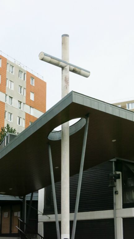 Eglise St-Fiacre à côté de l'Espace Lino Ventura, fermé le jour de notre balade 